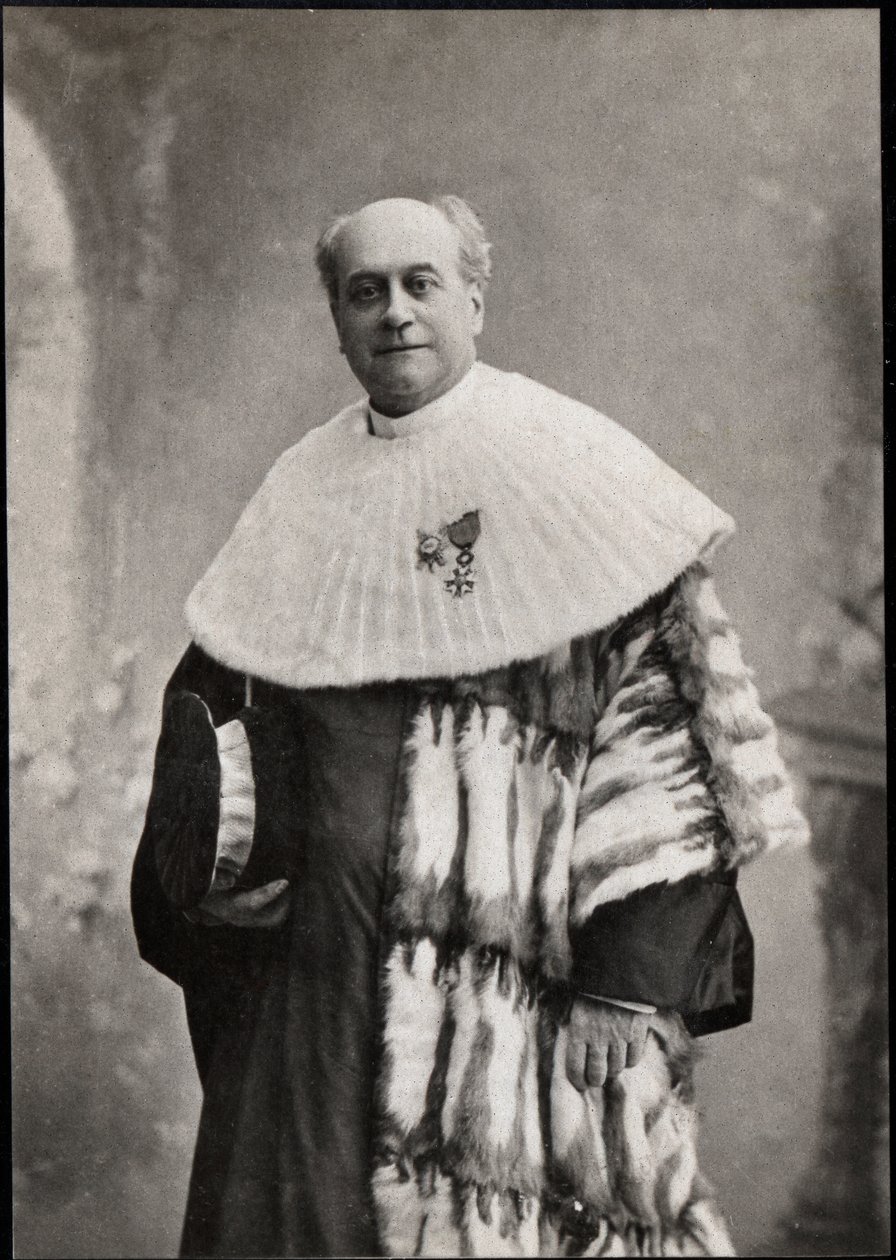 Portret Charlesa Mazeau (1825-1905), francuskiego sędziego i polityka. autorstwa French Photographer