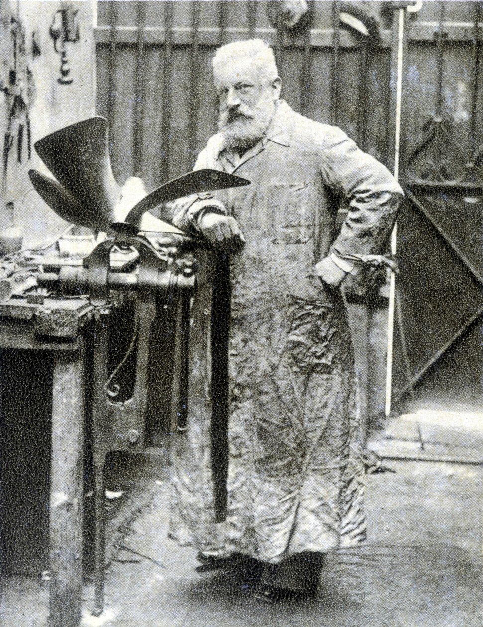 Portret Fernanda Foresta (1851 - 1914), francuskiego wynalazcy (motor, części samochodowe...) - fotografia autorstwa French Photographer