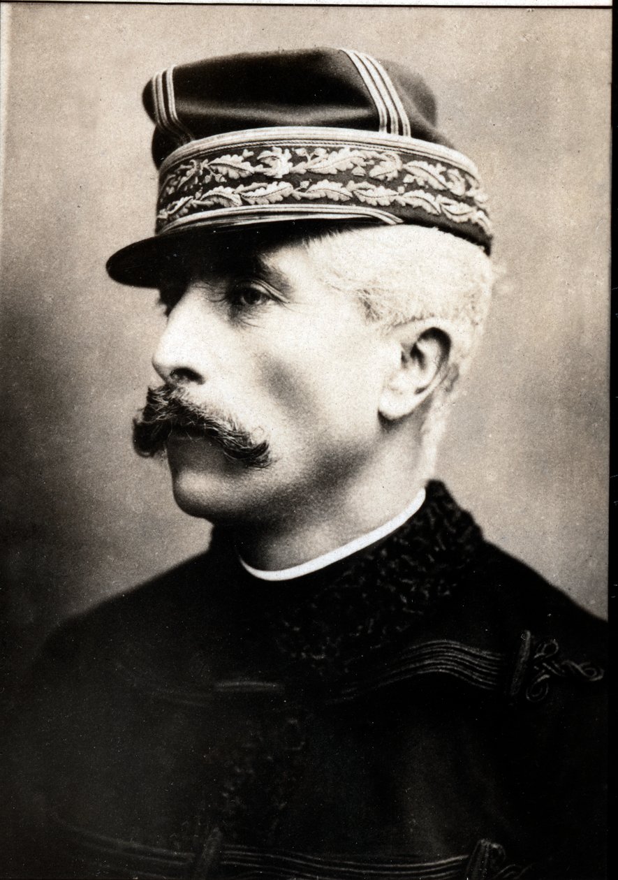 Portret Gastona, markiza de Galliffet (1830-1909), francuskiego generała i polityka. autorstwa French Photographer