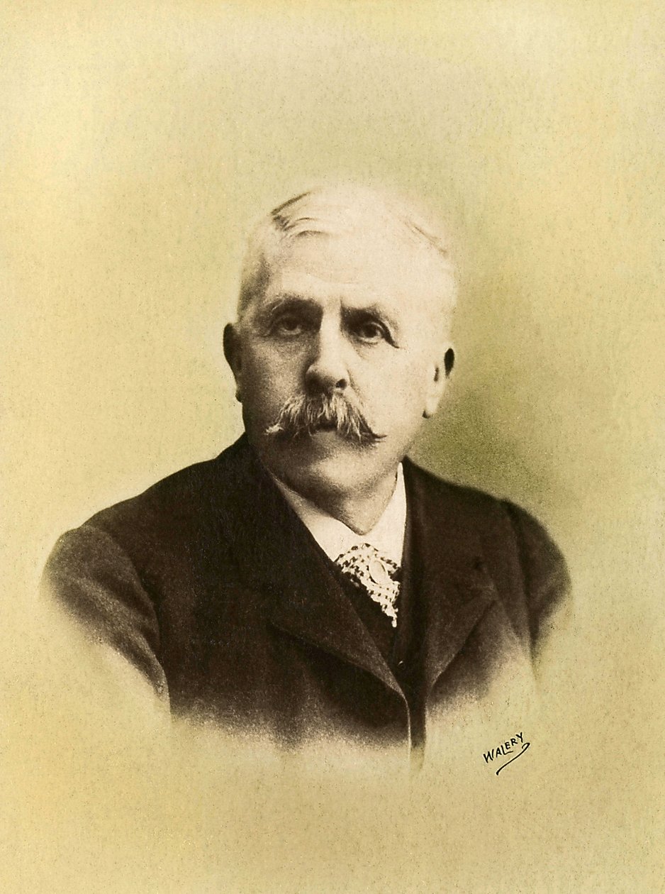 Portret Georgesa Bergera (1834-1910), inżyniera górnictwa cywilnego, francuskiego polityka. autorstwa French Photographer