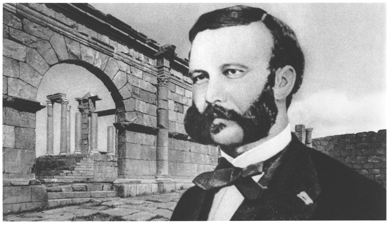 Portret Henri Dunanta (1828-1910) autorstwa French Photographer