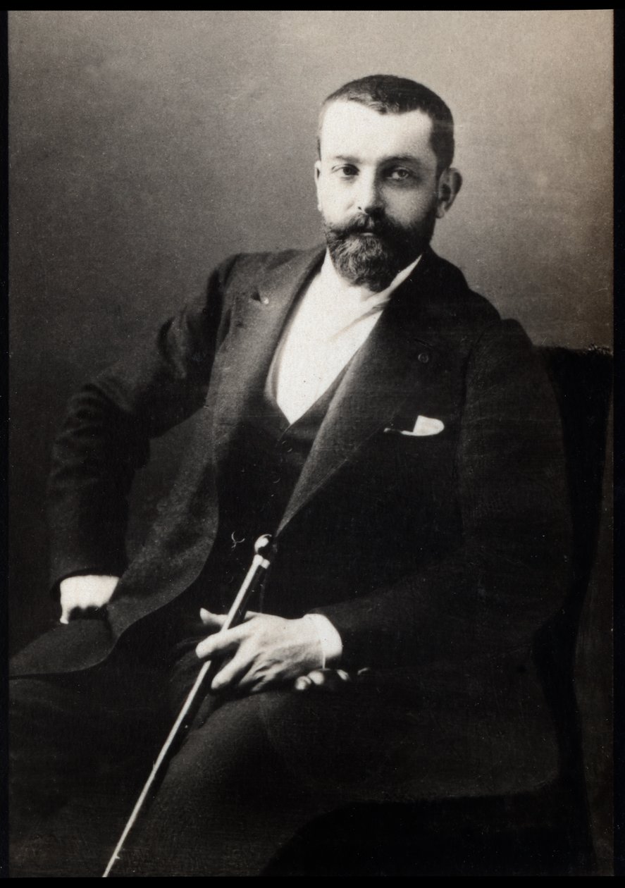 Portret Henri Gervexa (1852-1929), francuskiego malarza. autorstwa French Photographer