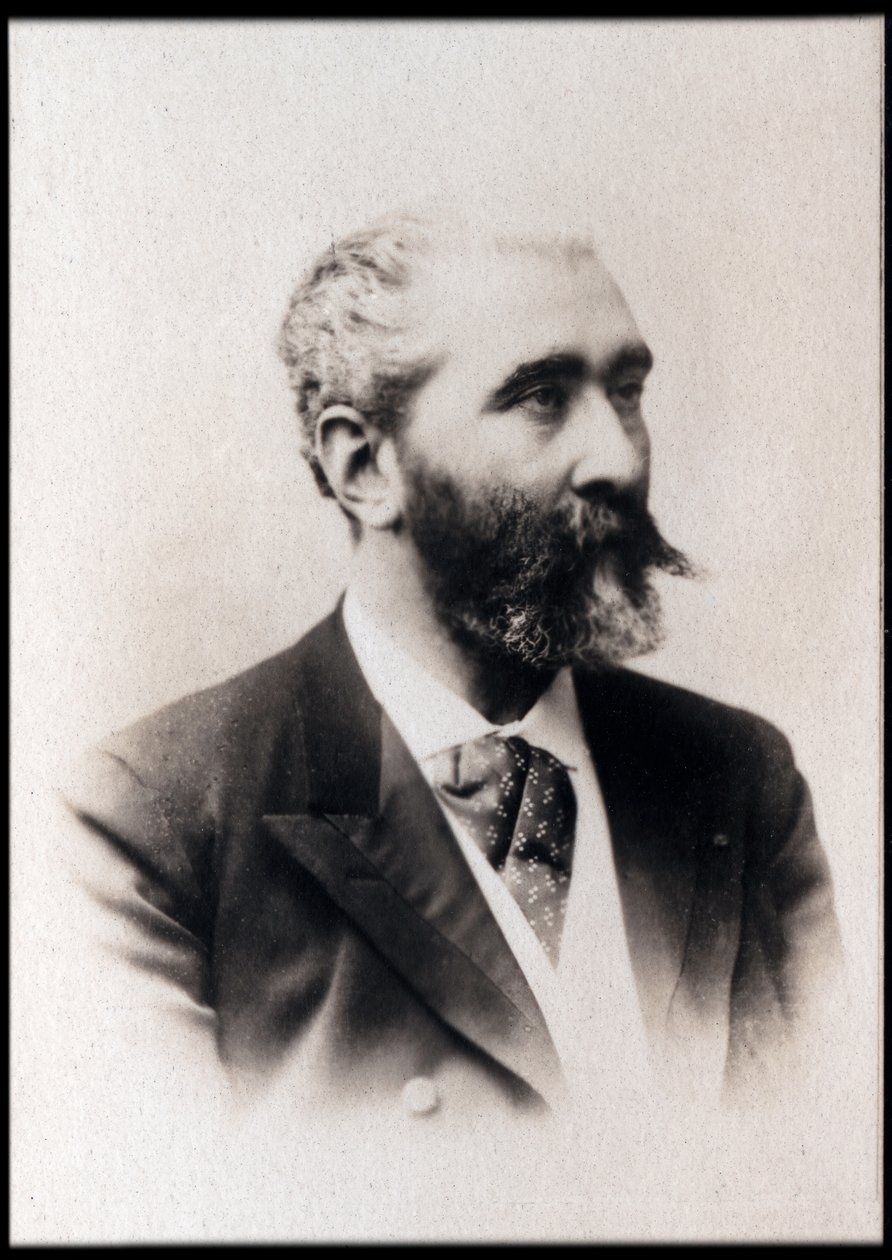 Portret Jose Marii de Heredia (1842-1905), francuskiego poety. autorstwa French Photographer