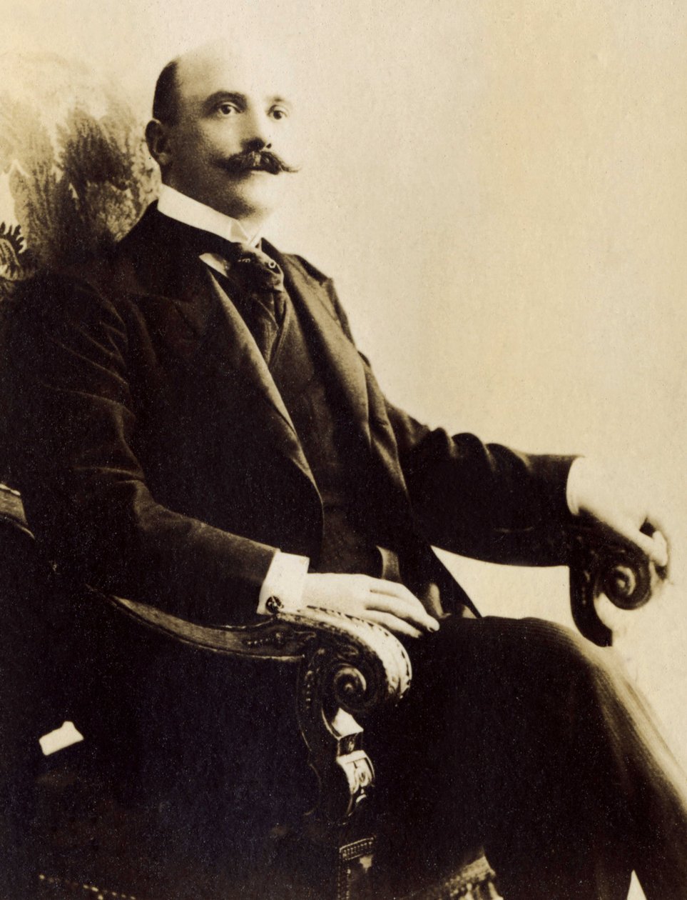 Portret Josepha Caillaux (1836-1944), francuskiego polityka. autorstwa French Photographer