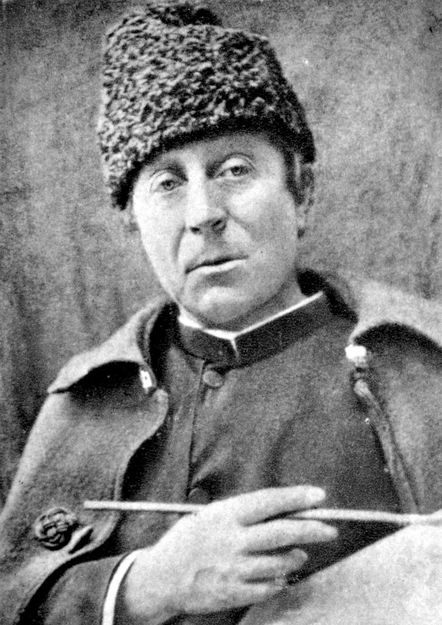 Portret Paula Gauguina (1848-1903) francuskiego malarza postimpresjonisty, ok. 1888 r. autorstwa French Photographer