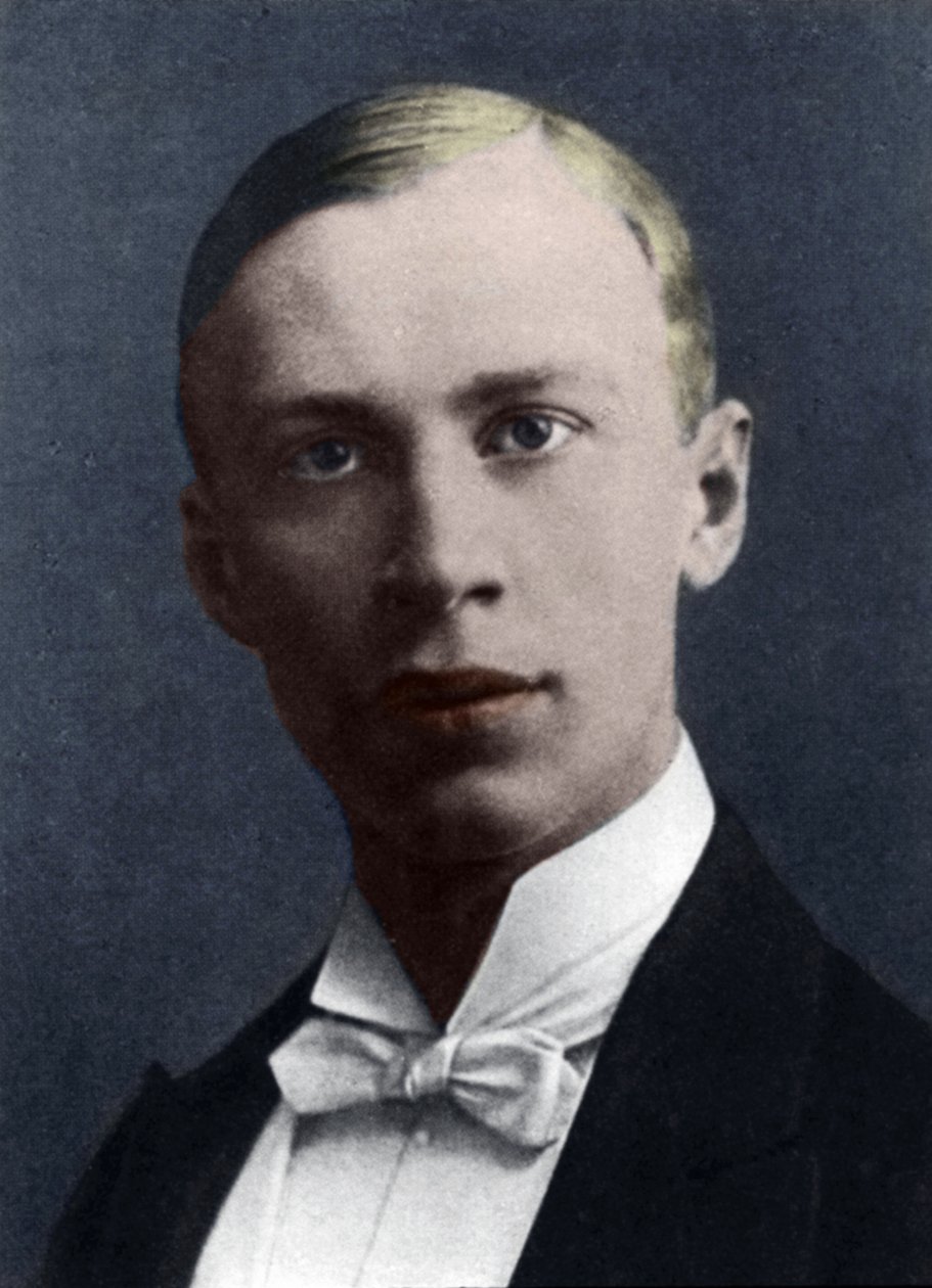 Serge Prokofiew (zdjęcie ręcznie kolorowane) autorstwa French Photographer