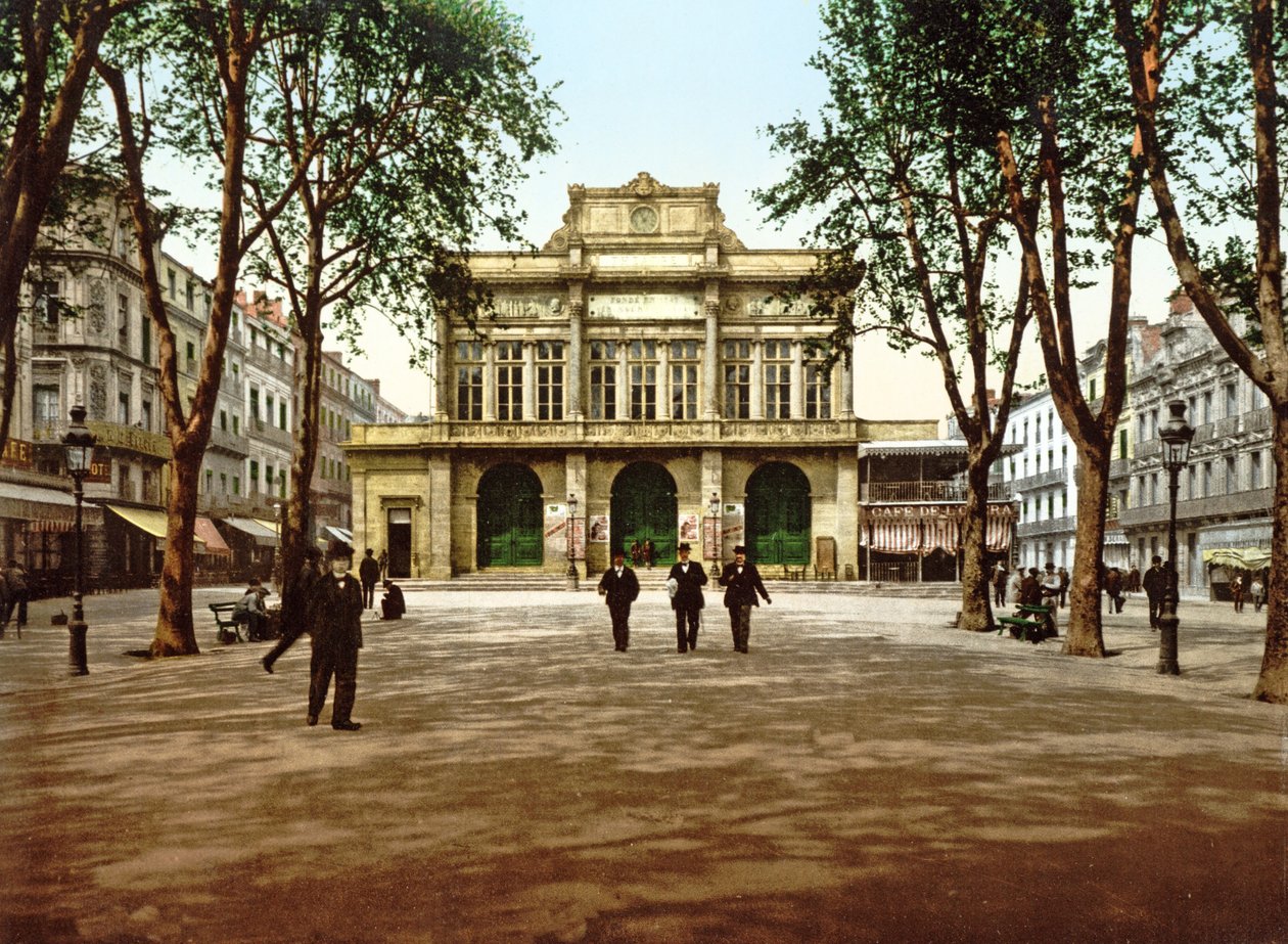 Teatr Miejski w Béziers, Francja, 1890-1900 autorstwa French Photographer