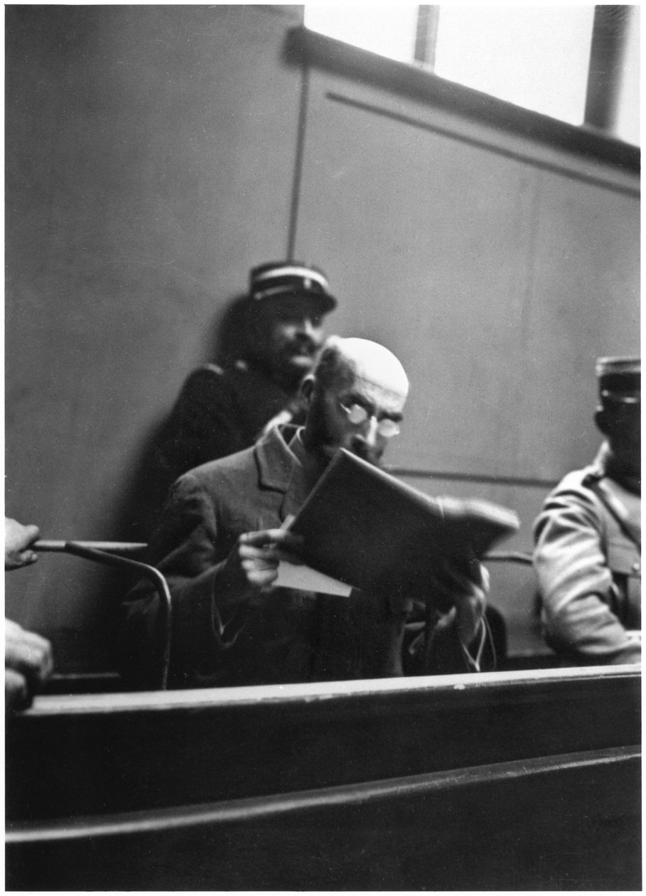 Proces Henri Desire Landru (1869-1922) 20 listopada 1921 autorstwa French Photographer