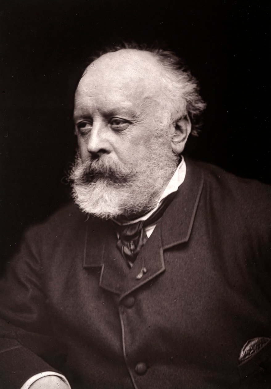 Artysta Evariste-Vital Luminais sportretowany z okazji Salonu Paryskiego w 1885 r. autorstwa French Photographer