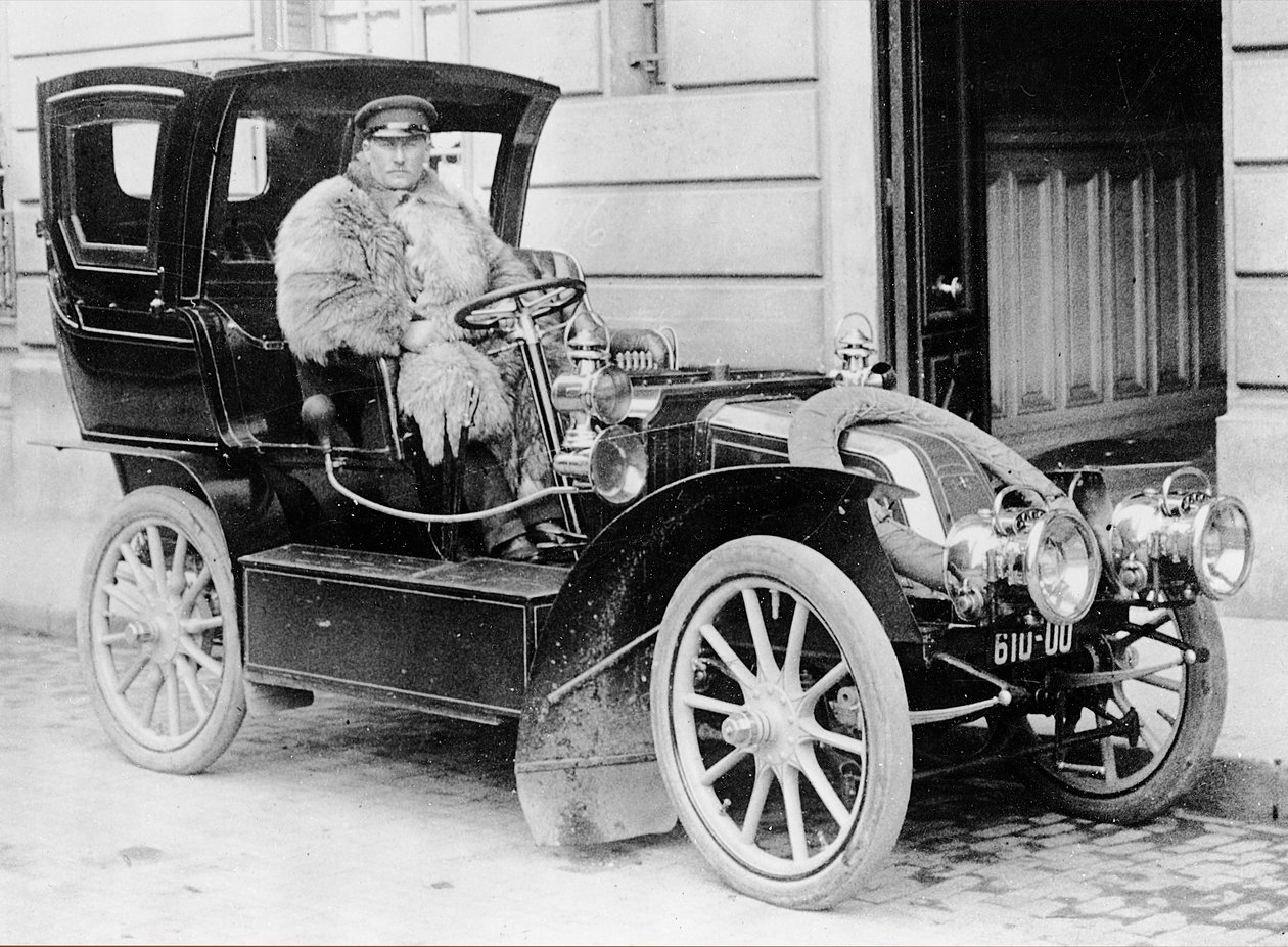 Samochód Vicart, ok. 1905 autorstwa French Photographer