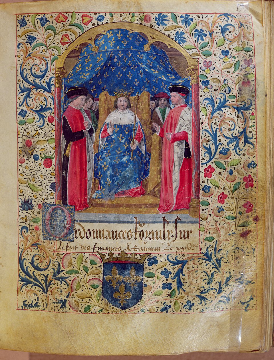 AE 523 Ilustracja z Livre Ferre z Cour des Comptes autorstwa French School