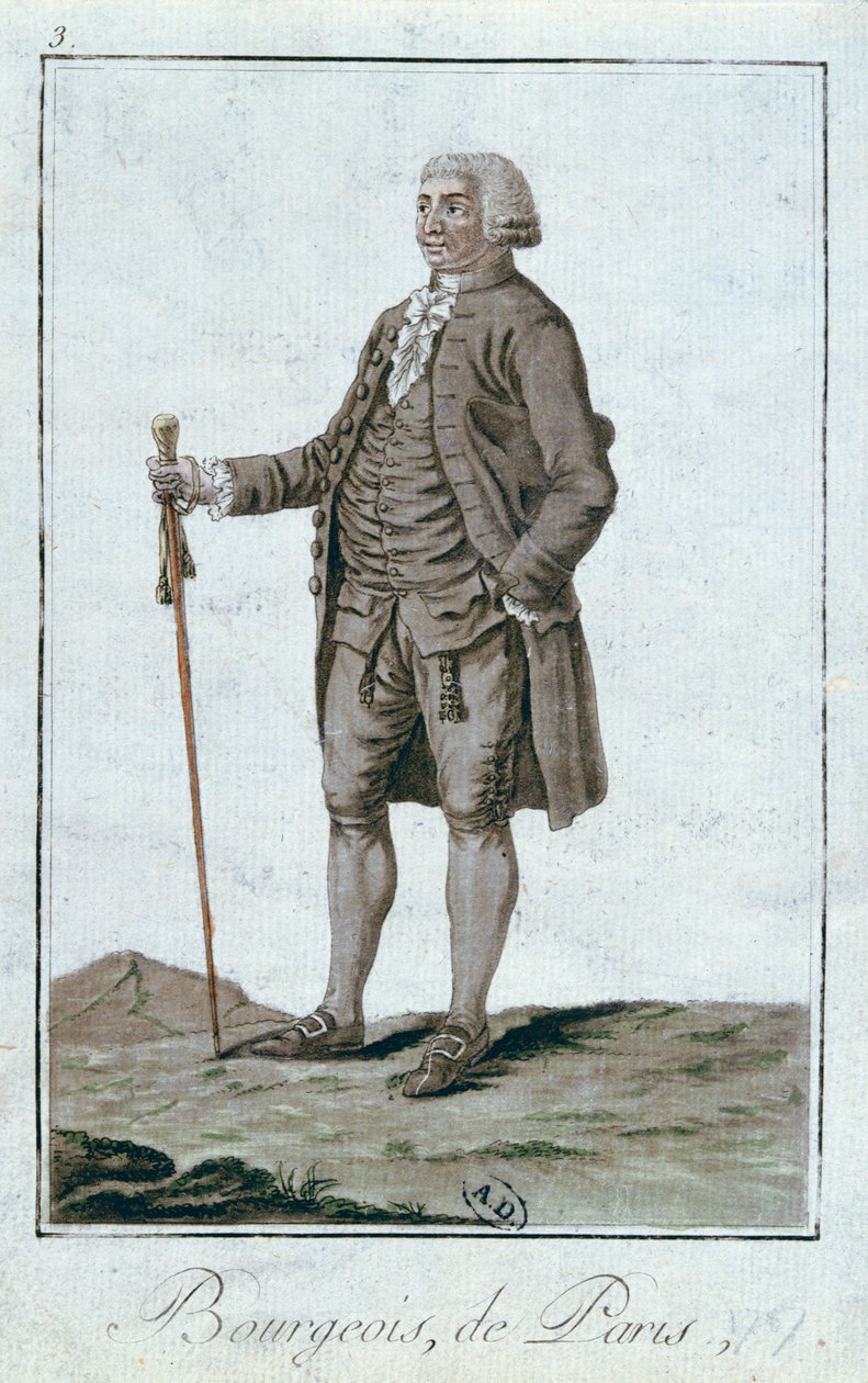 Burżua z Paryża, 1787 autorstwa French School
