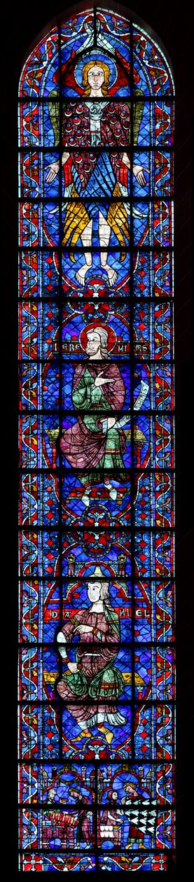 Cheruhim. Jeremiasz, Daniel ofiarowuje kuśnierzy (w104) autorstwa French School