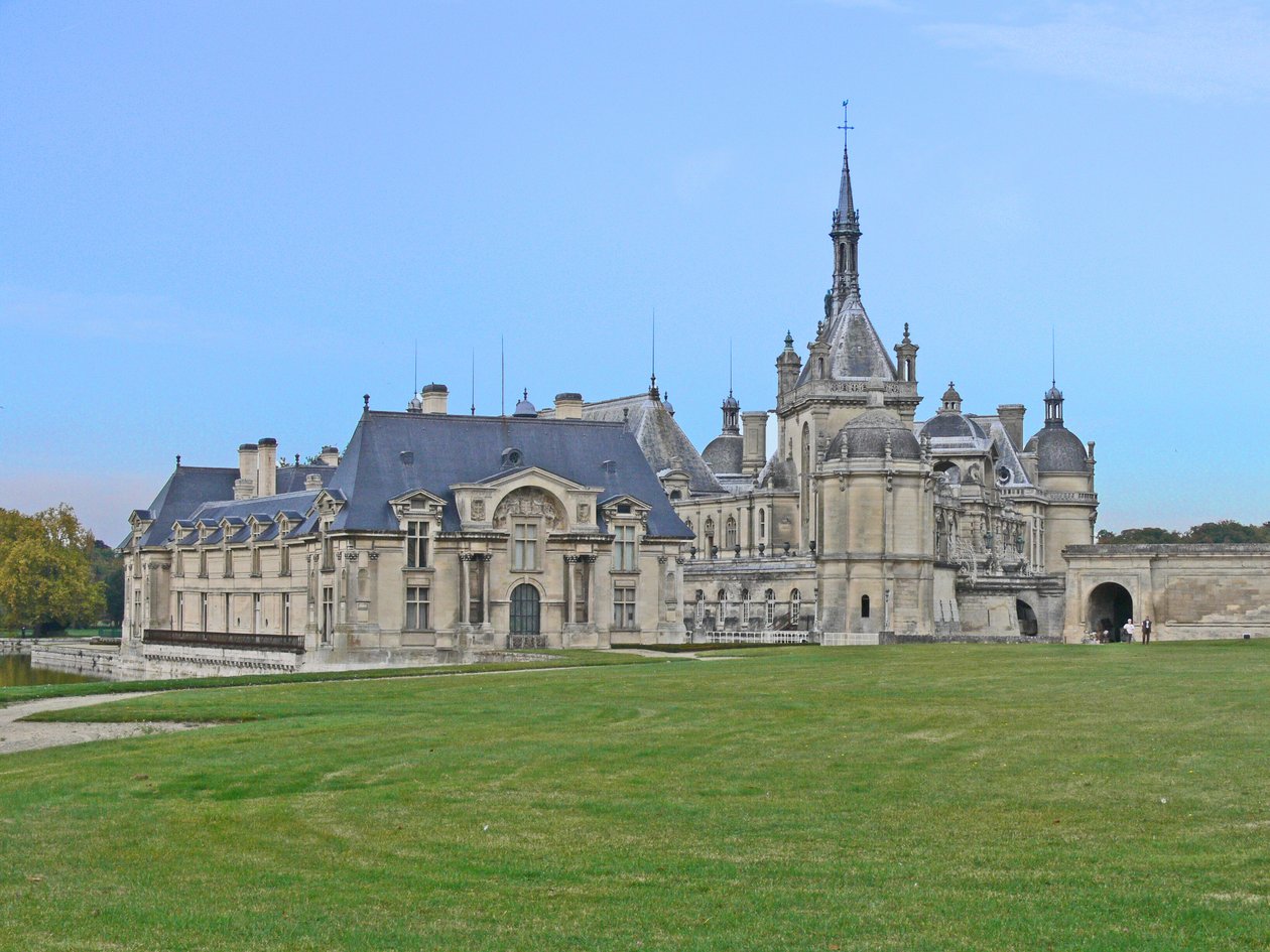 Widok na zamek autorstwa French School