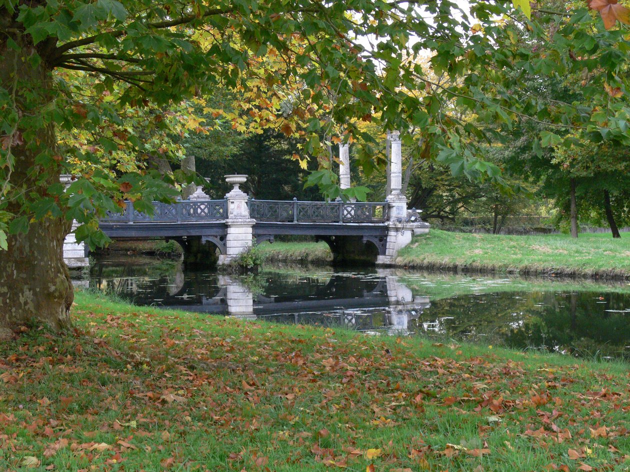 Widok na most Ogrodów Angielskich, Le Pont des Grandes Homms autorstwa French School