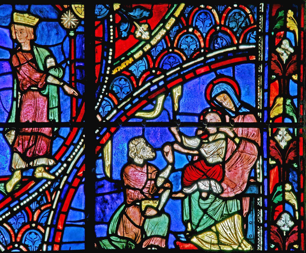 Pokłon Trzech Króli (w28b) autorstwa French School
