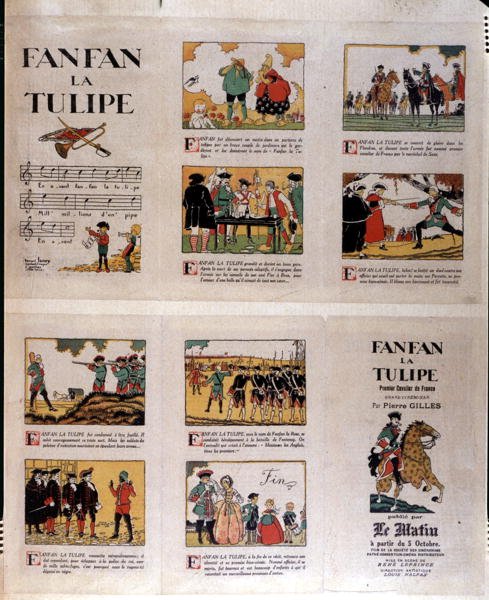Reklama „Fanfan La Tulipe”, ok. 1900 1920 (kolor lito) autorstwa French School