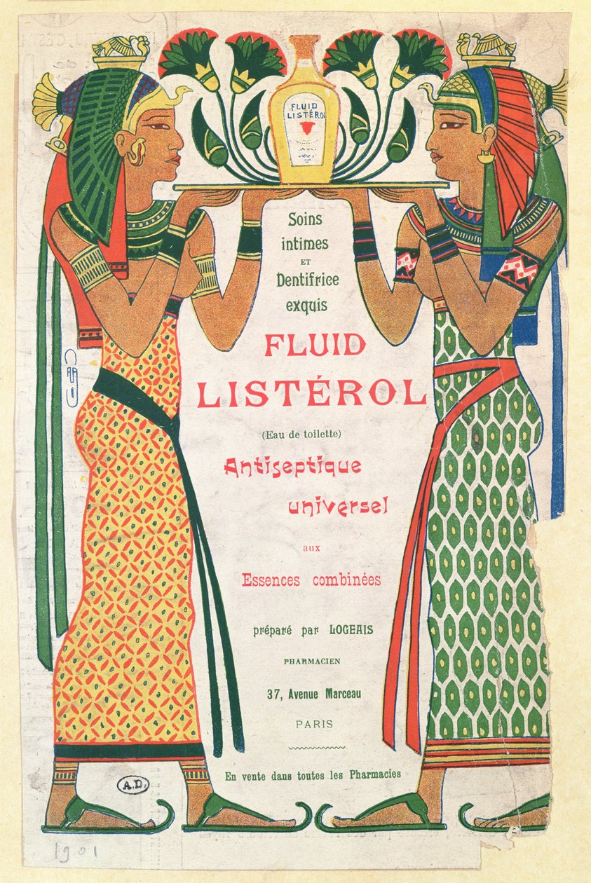 Reklama płynnego listerolu, 1901 autorstwa French School