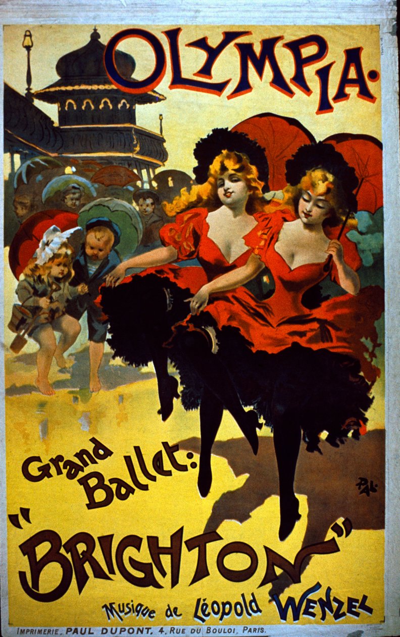 Reklama dla Grand Ballet produkcji Brighton w Olimpii autorstwa French School