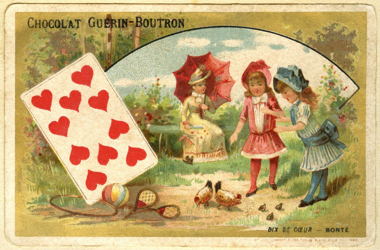 Chromolitografia reklamowa czekoladek Guérin Boutron (chromolitografia) autorstwa French School