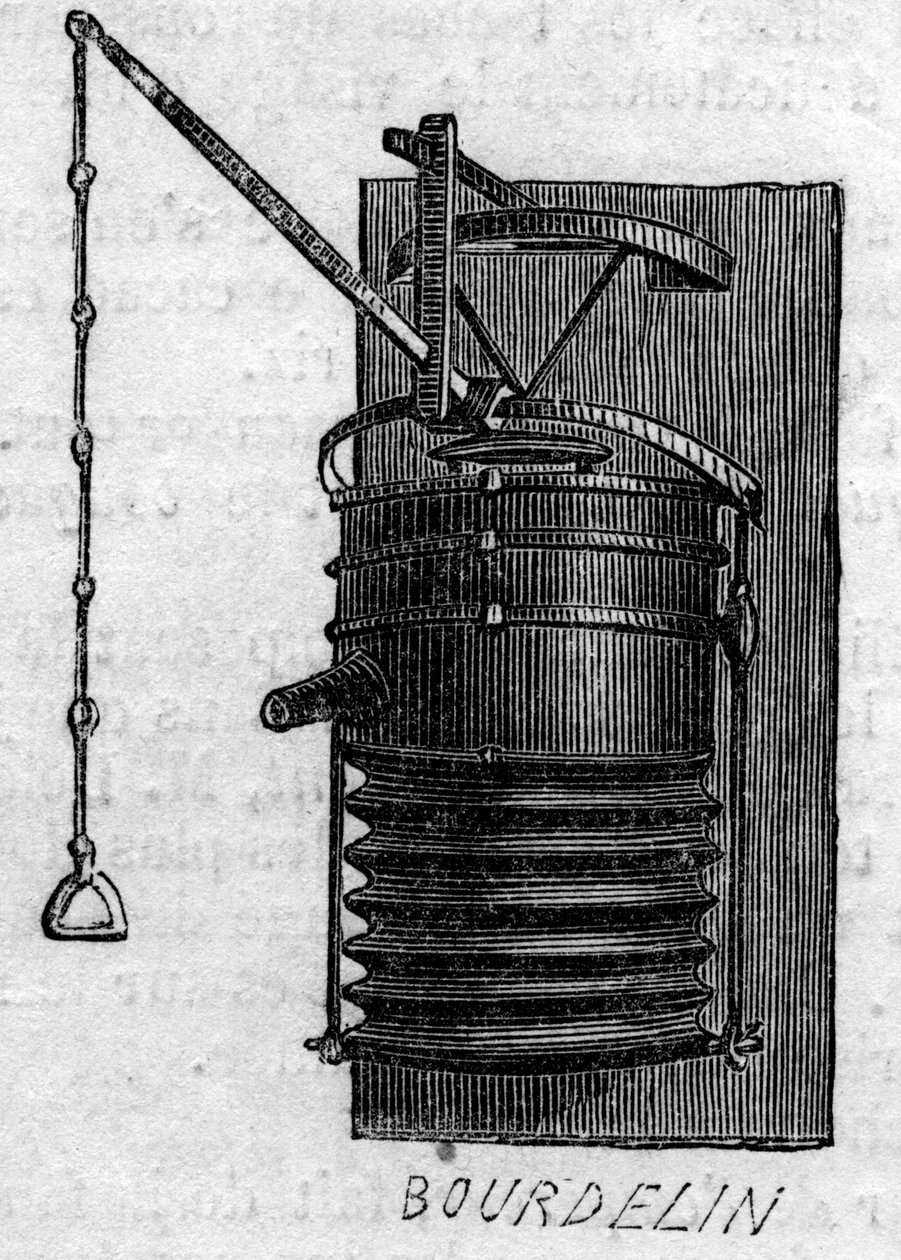 Maszyna rolnicza: miech kuźniczy zaprezentowany na paryskim konkursie rolniczym w 1860 r. Grawer „” Le Monde Illustré” nr 172 z 28 lipca 1860 r. autorstwa French School