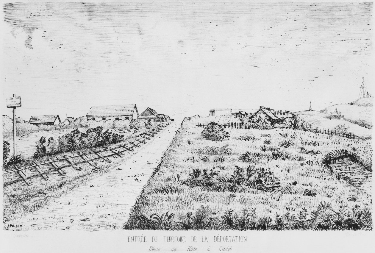 Album Isle of Pines, Wjazd na teren deportacji, 1878-79 autorstwa French School
