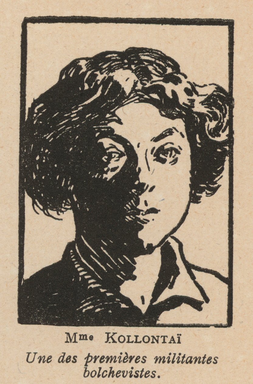 Aleksandra Kołłontaj, rosyjska marksistowska rewolucjonistka i dyplomatka (zdjęcie ilustracyjne) autorstwa French School