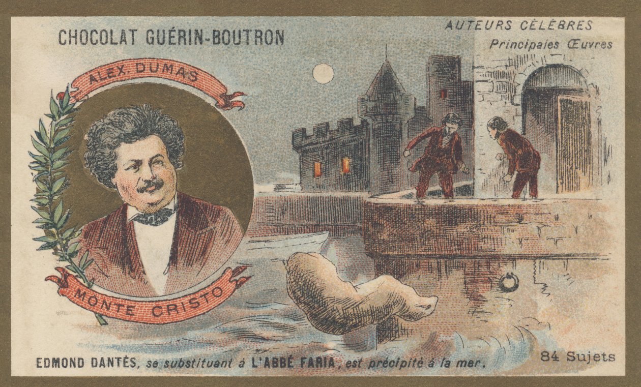 Alexandre Dumas (1802-1870), francuski pisarz, autor powieści „Hrabia Monte Christo” (1845-1846) autorstwa French School