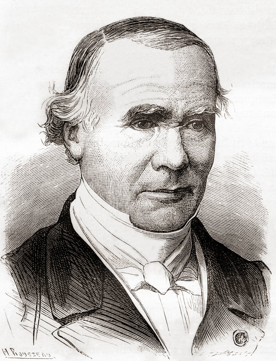 Alfred-Armand-Louis-Marie Velpeau, z „Les Merveilles de la Science”, wydana ok. 1870 r. (lito) autorstwa French School