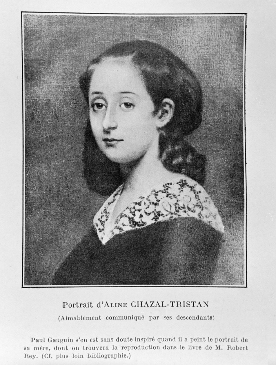 Aline Marie Chazal-Tristan (1831-1867) autorstwa French School