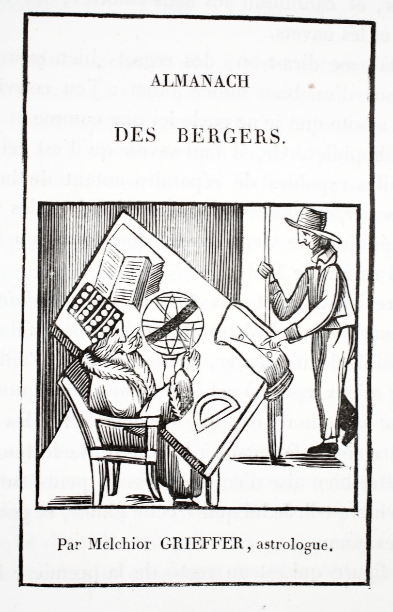 Almanach pasterzy – Melchior Grieffer, astrolog autorstwa French School