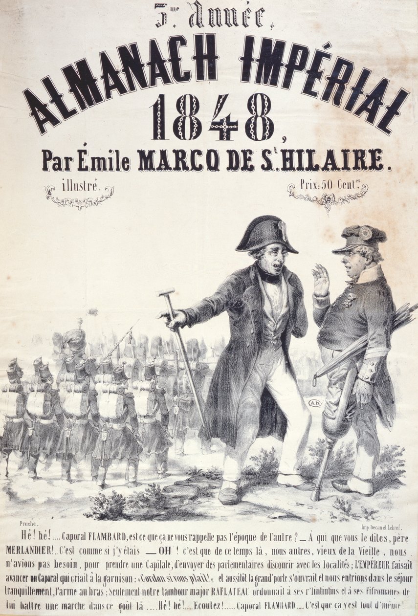 Almanach Imperial autorstwa Emile Marco de St. Hilaire, 1848 autorstwa French School