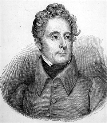 Alphonse Marie Louis Prat de Lamartine (1790-1869) (grafika) autorstwa French School