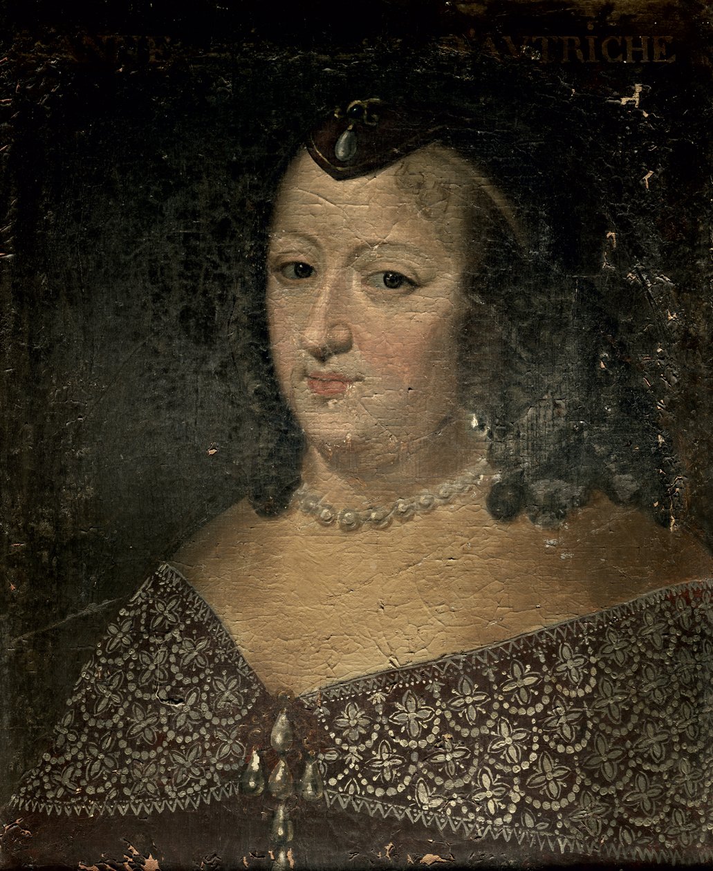 Anna Austriaczka (1601-66) autorstwa French School