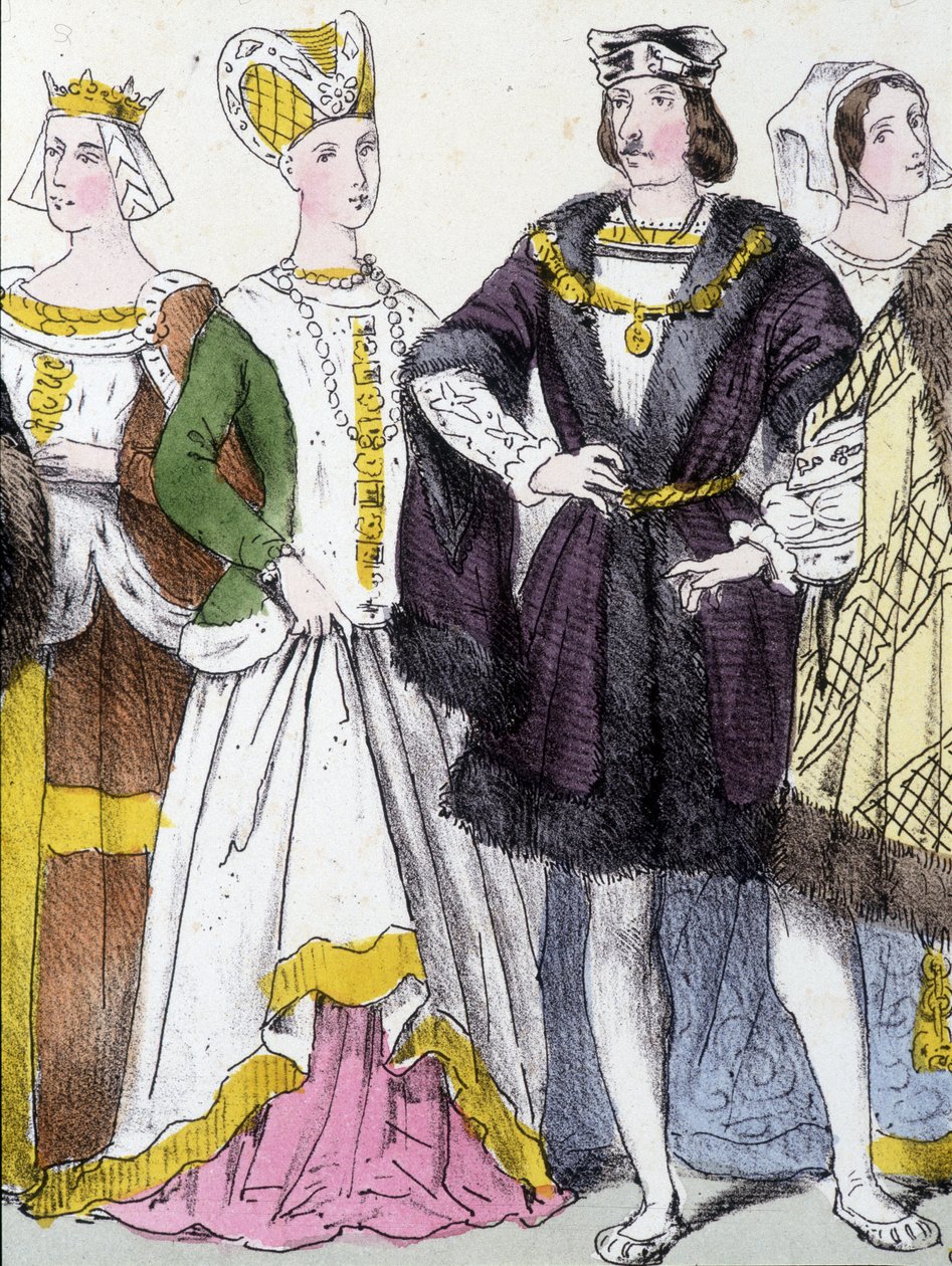 Anny Bretanii i Karola VIII – w „Monarchii francuskiej w drukach”” autorstwa French School