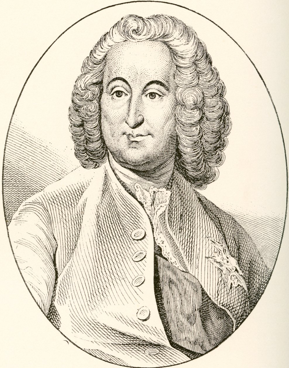 Antoine-Louis Rouillé, hrabia Jouy-en-Josas, 16891761. Francuski mąż stanu. Z Les Heures Libres opublikowanego w 1908 roku. autorstwa French School