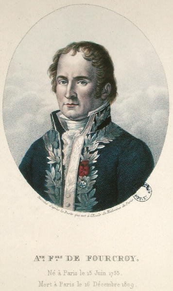 Antoine Francois de Fourcroy (1755-1809) (kolorowy grawerunek) autorstwa French School