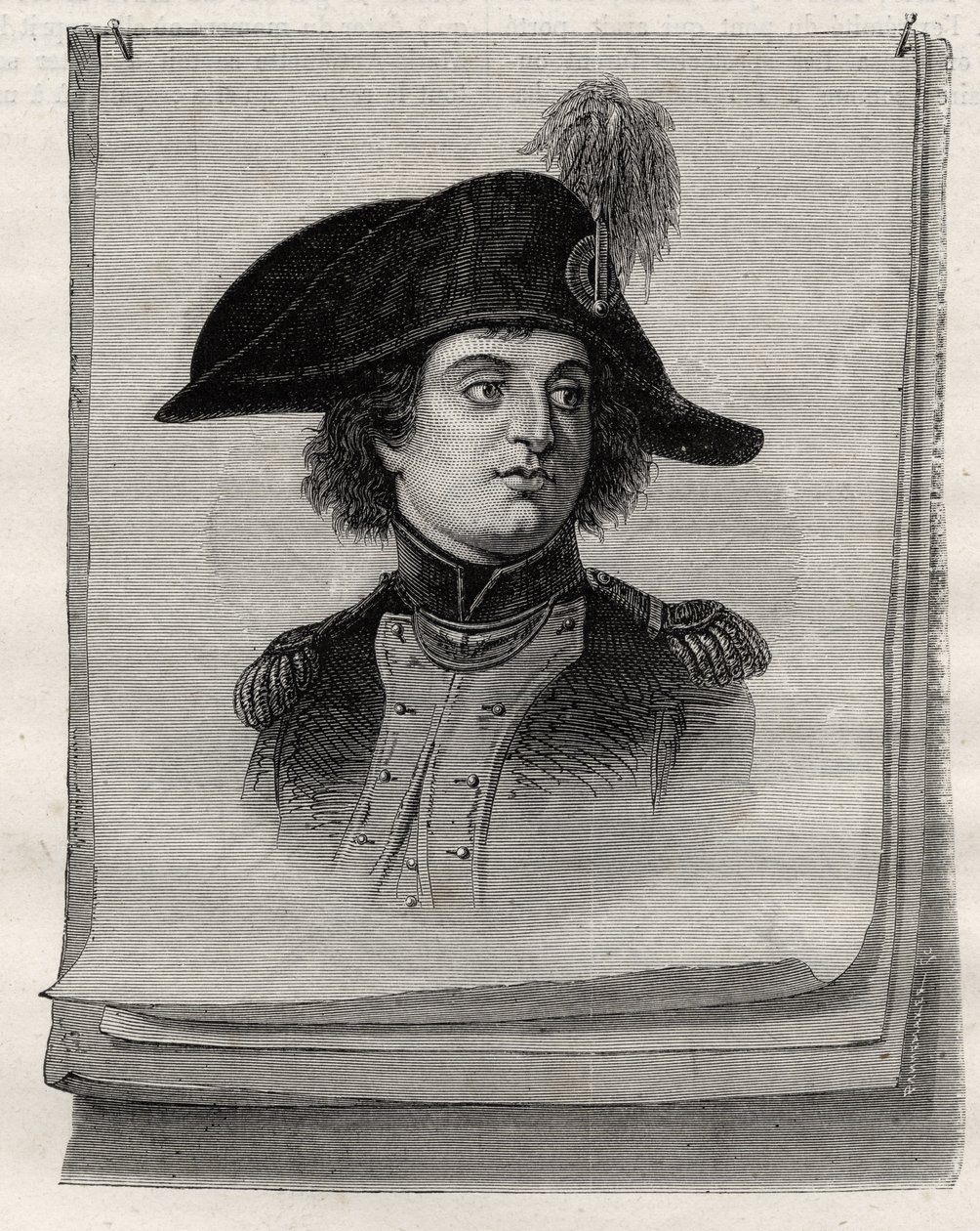 Antoine Joseph Santerre (1752-1809) z „Histoire de la Revolution Francaise” Louisa Blanca (1811-82) autorstwa French School