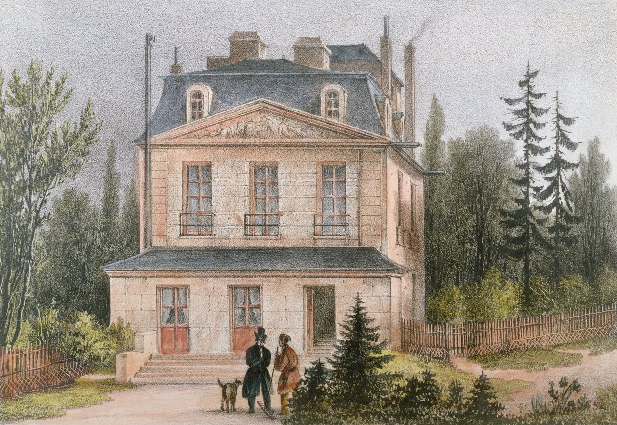 Antoine de Fourcroy w Jardin des Plantes w Paryżu autorstwa French School