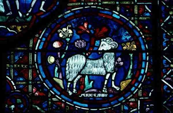 Baran, z okna zodiaku autorstwa French School
