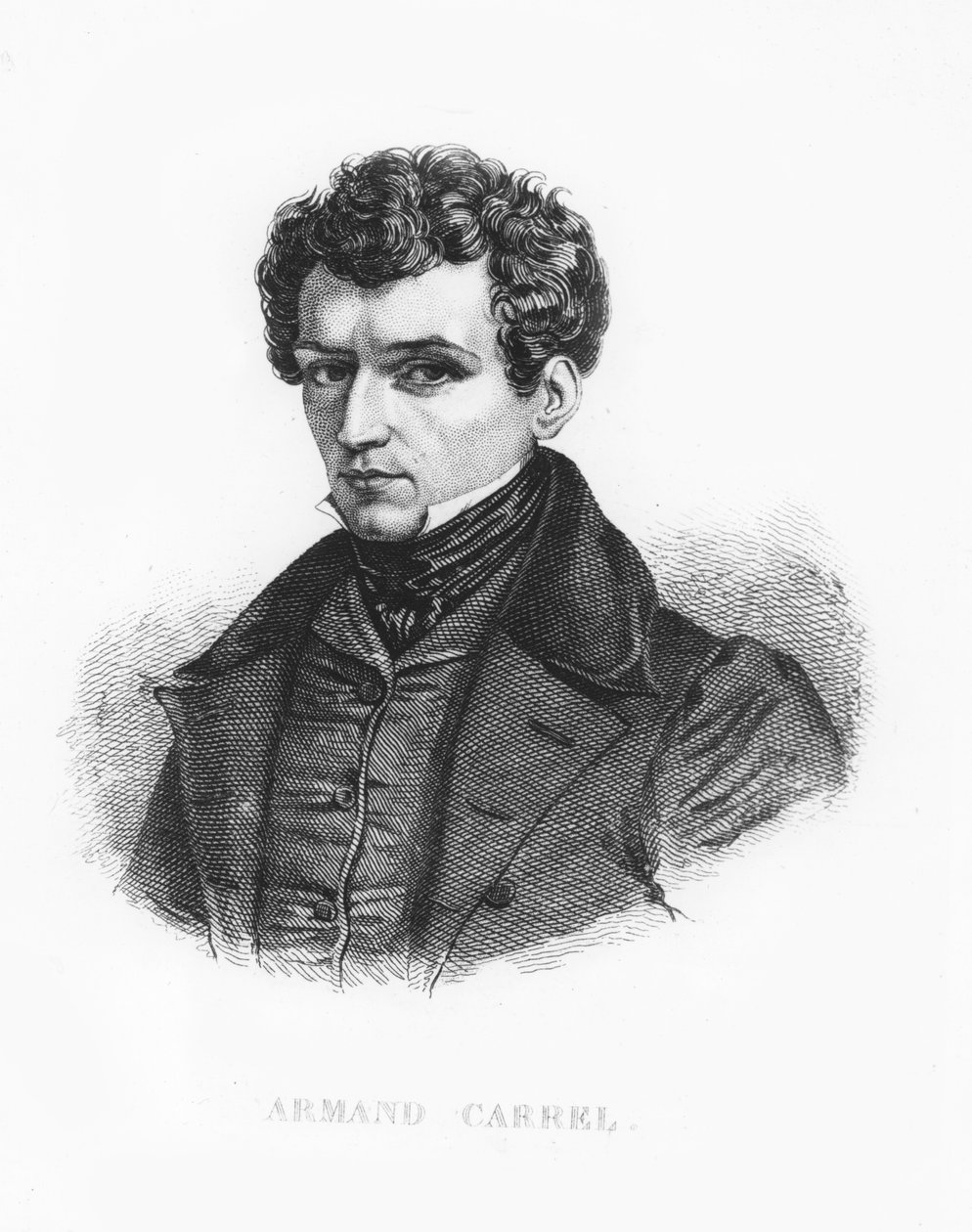 Armand Carrel (grawerunek) autorstwa French School