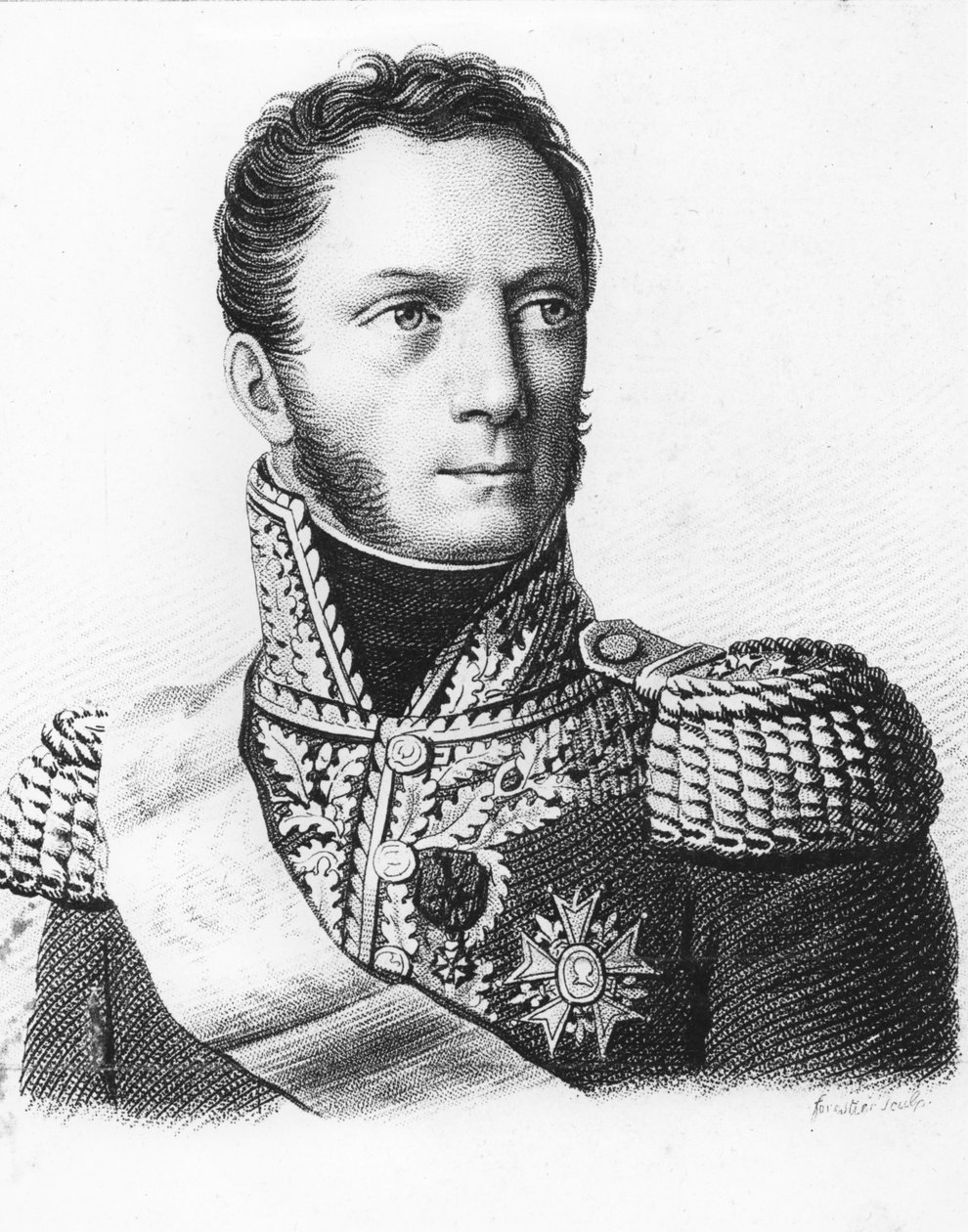 Armand Louis de Caulaincourt (grafika) autorstwa French School