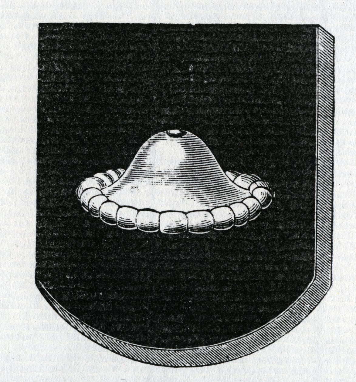 Ramiona Gildii Cukierniczej w Caen autorstwa French School