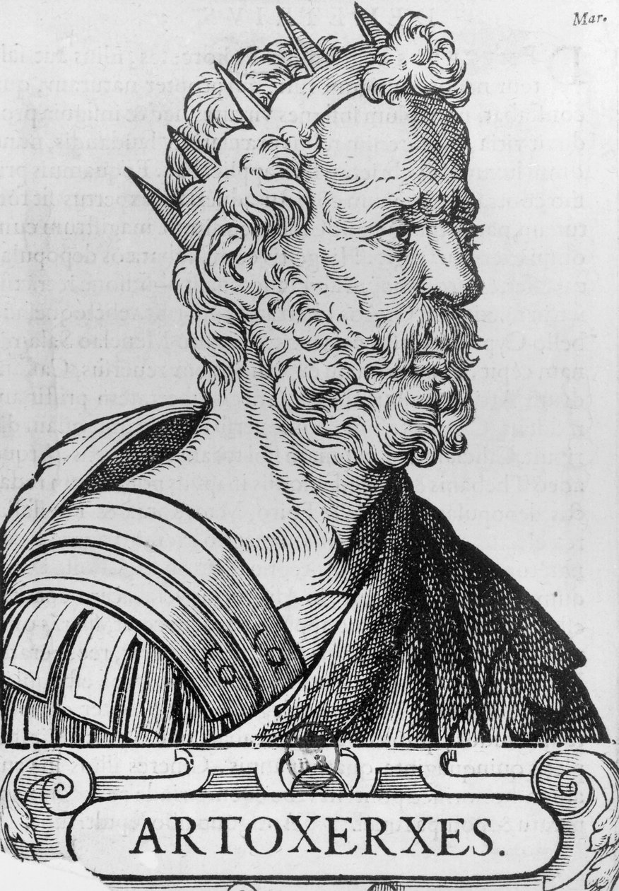 Artakserkses II (ok.404-358 pne) król Persji autorstwa French School