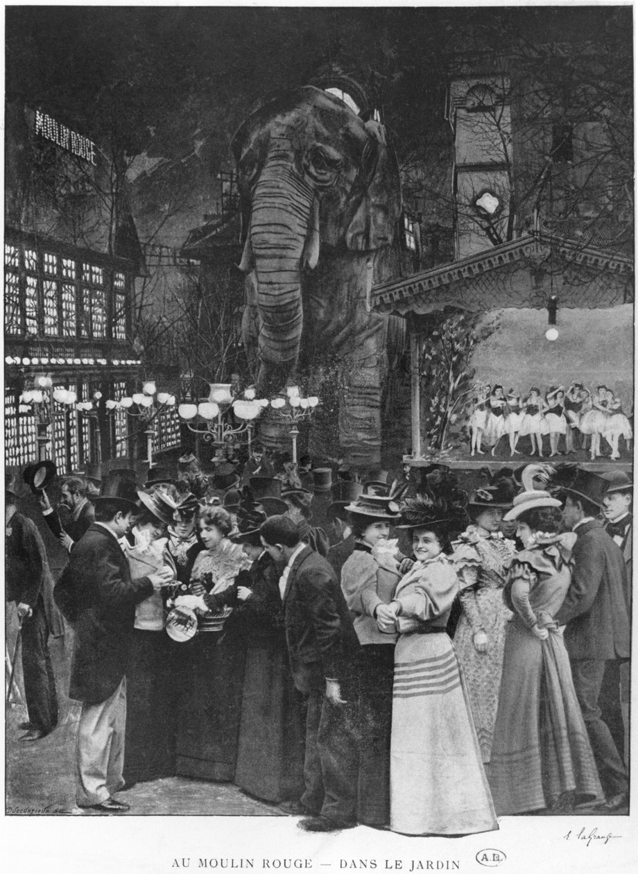 W Moulin Rouge, Paryż, początek XX wieku autorstwa French School