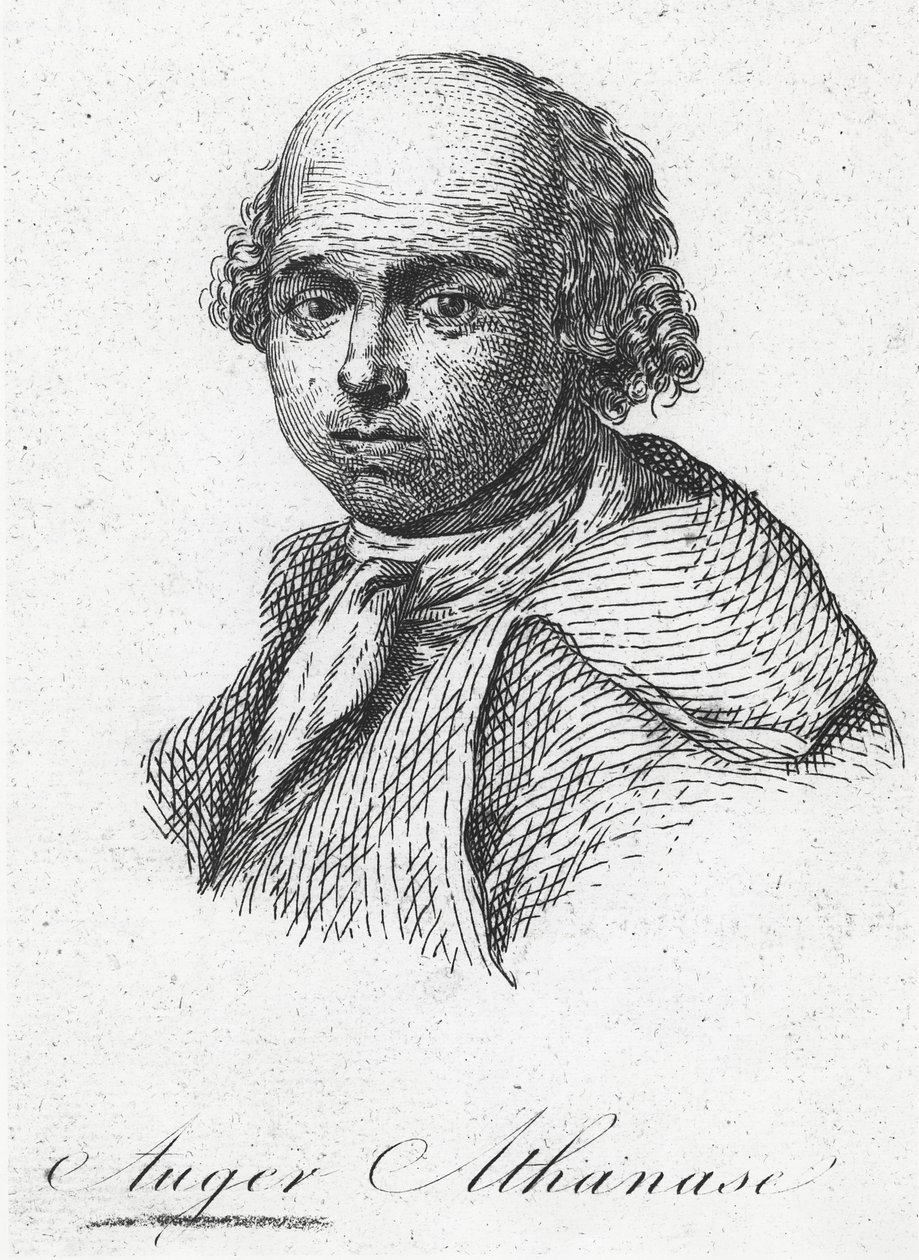 Athanase Auger (grawerowanie) autorstwa French School