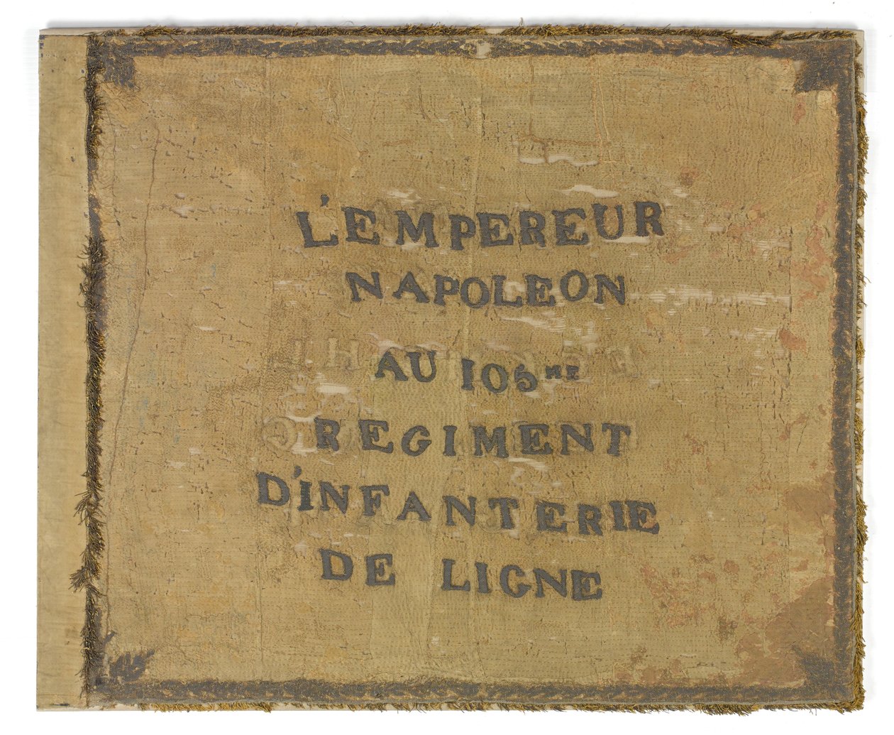Sztandar francuskiego 105. pułku, c.1815 autorstwa French School
