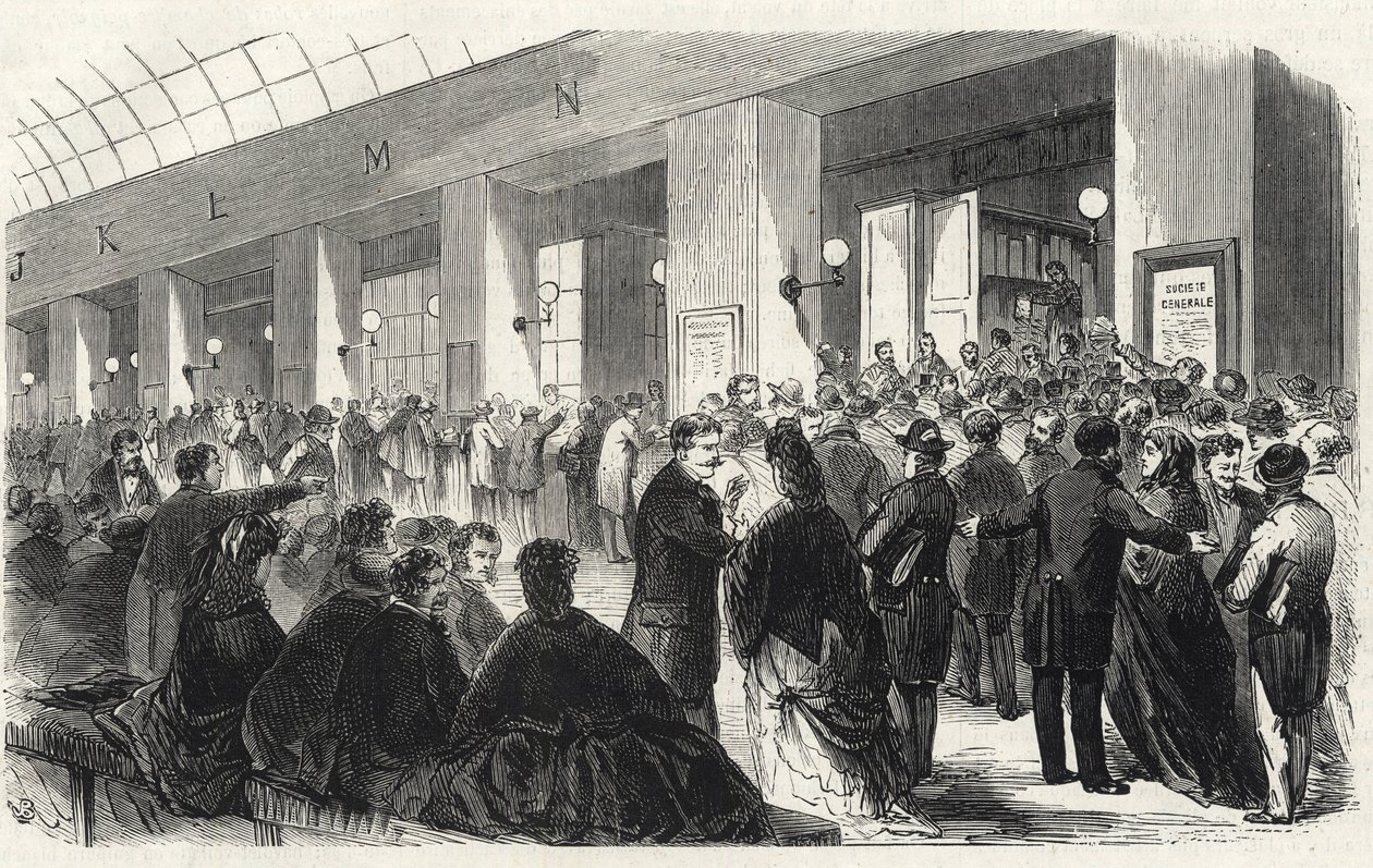 Banque - Societe Generale - emisja 5 i 2 franków - 1871 autorstwa French School