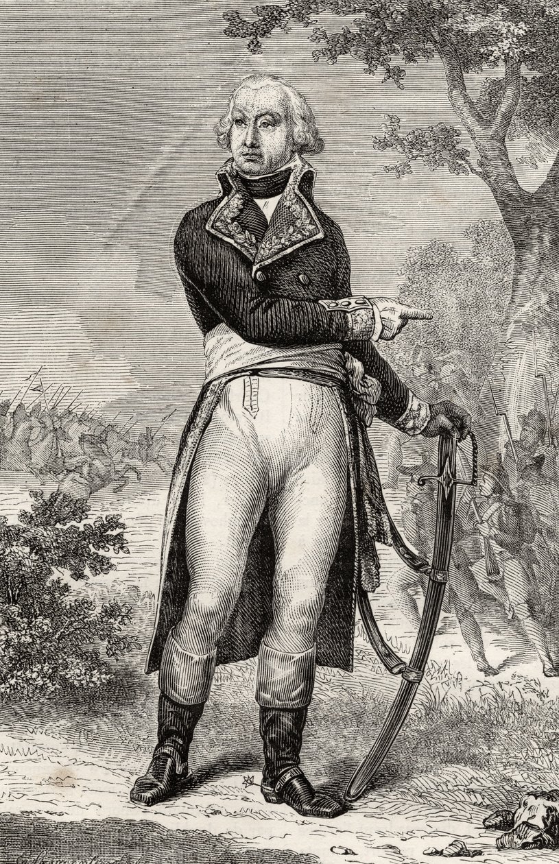 Barthelemy Louis Scherer (1747-1804) z „Histoire de la Revolution Francaise” Louisa Blanca (1811-82) autorstwa French School