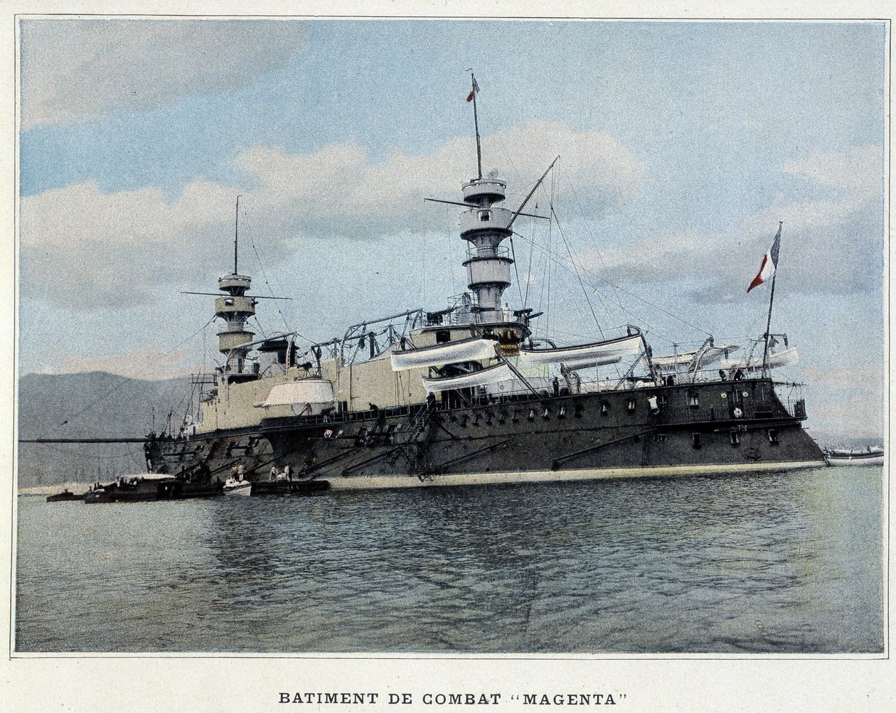 Battle Building „”Magenta”” – w „”Albumie wojskowym – Marine: Life on board”” autorstwa French School